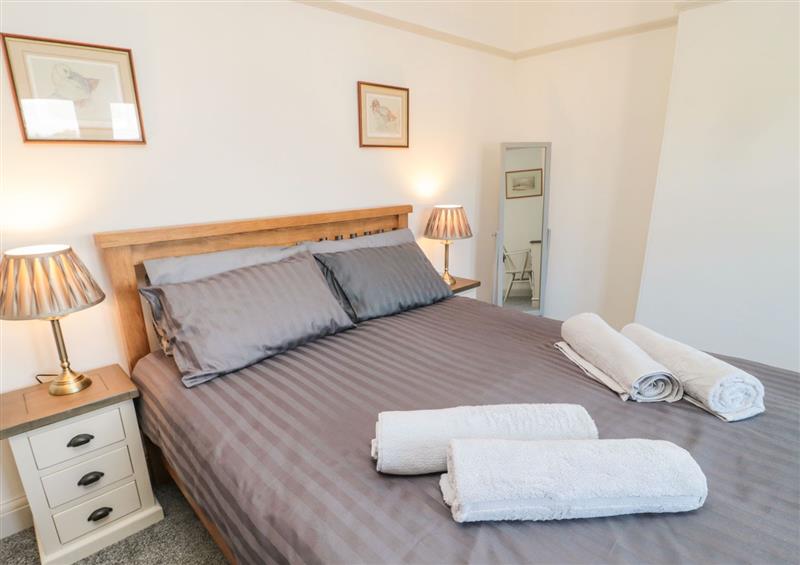 One of the bedrooms at 34 Bisley Road, Amble
