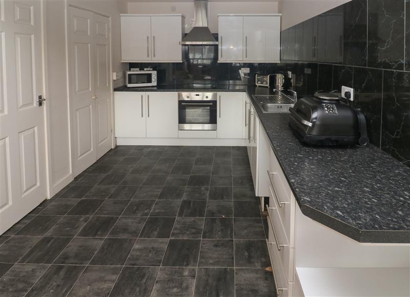 This is the kitchen at 34 Llanteg Park, Amroth