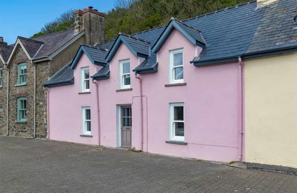 The setting at 35 Quay Street in Lower Town, Fishguard, Pembrokeshire, Dyfed