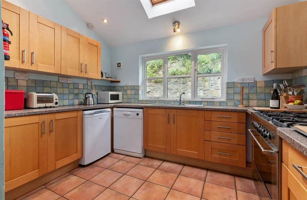 This is the kitchen at 35 Quay Street in Lower Town, Fishguard, Pembrokeshire, Dyfed
