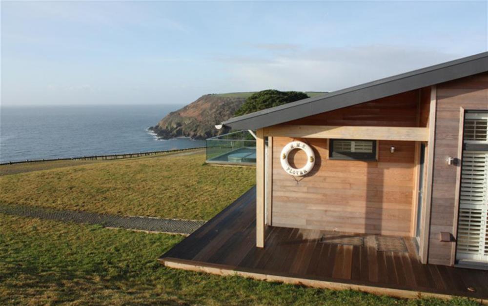 The uninterrupted views enjoyed from the seaview properties at 35 Talland in Talland Bay