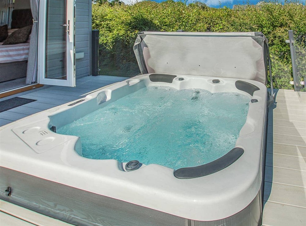 Hot tub (photo 2) at 36 at the Sanctuary in Rhosfawr nr Pwllheli, Gwynedd
