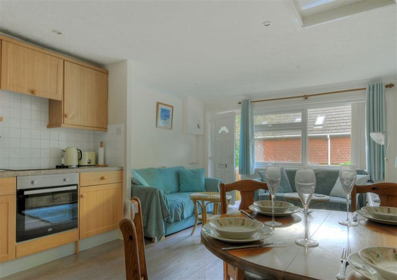 The kitchen at 36 Fernhill Heights, Charmouth