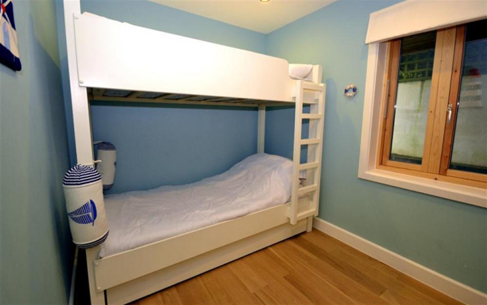Another view of the bunk bedroom at 36 Talland in Talland Bay