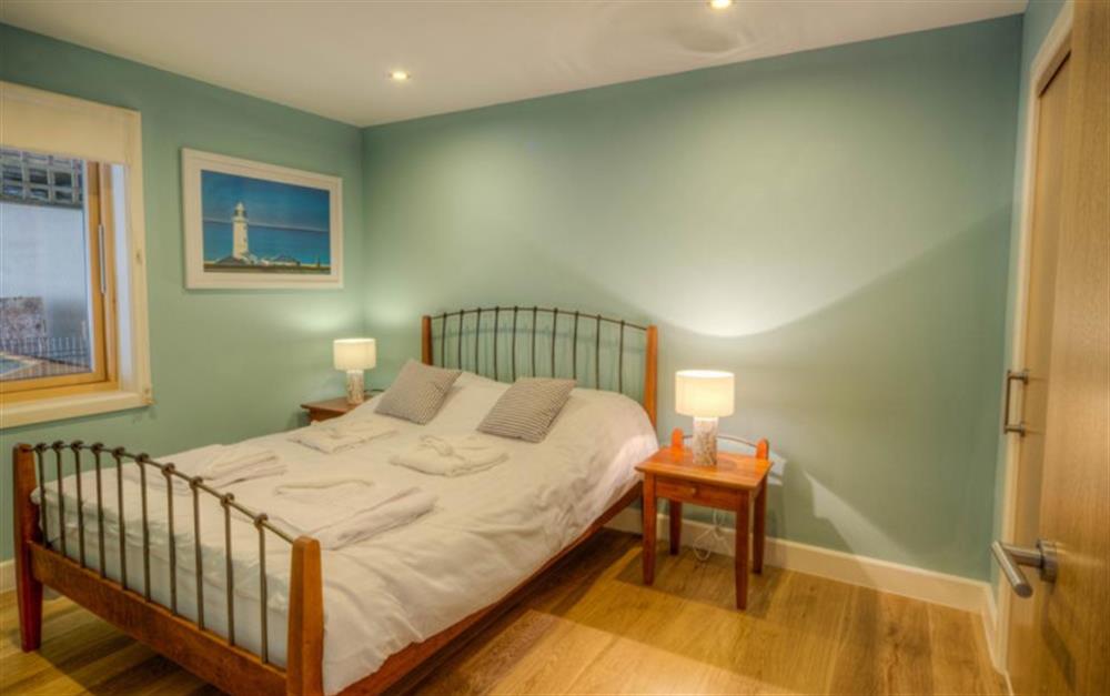 The comfortable second double bedroom at 36 Talland in Talland Bay