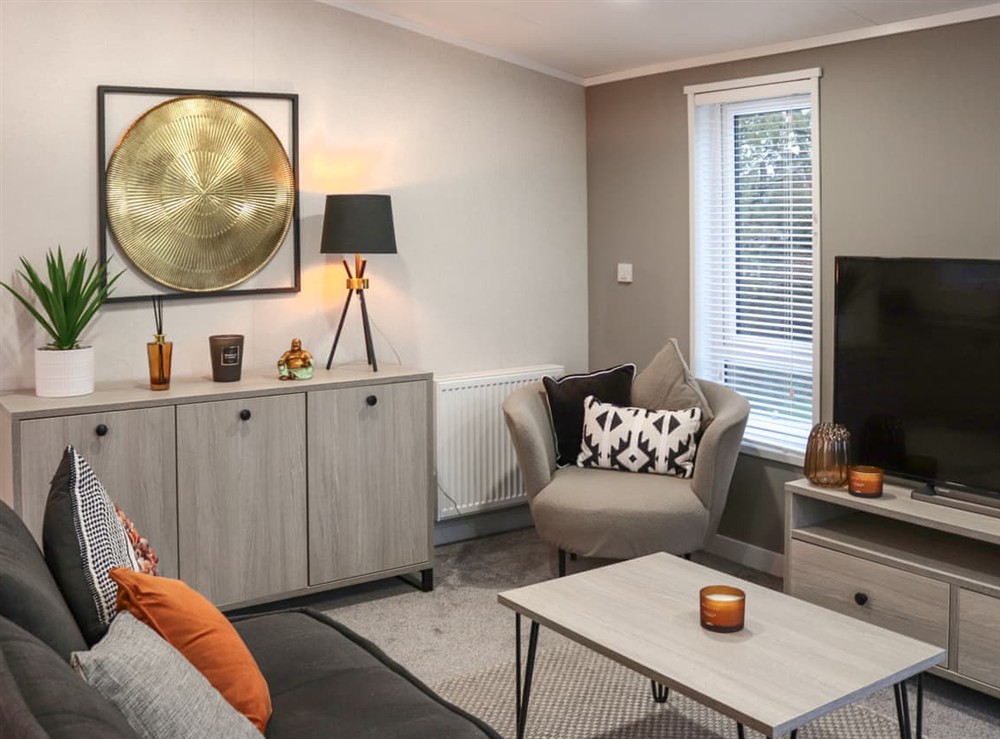 Living area (photo 3) at 38 at the Sanctuary Lodges in Rhosfawr, near Pwllheli, Gwynedd