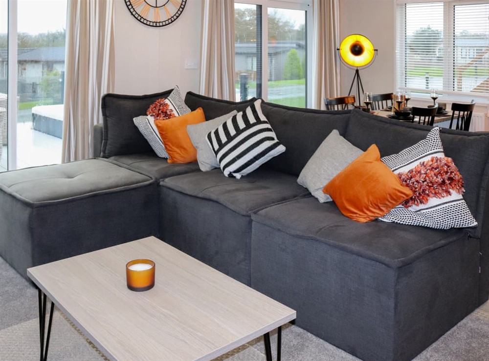 Living area (photo 4) at 38 at the Sanctuary Lodges in Rhosfawr, near Pwllheli, Gwynedd