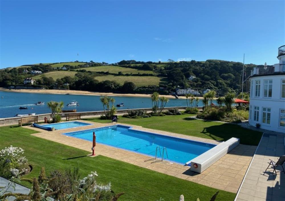 Enjoy the swimming pool at 38 The Salcombe in Salcombe