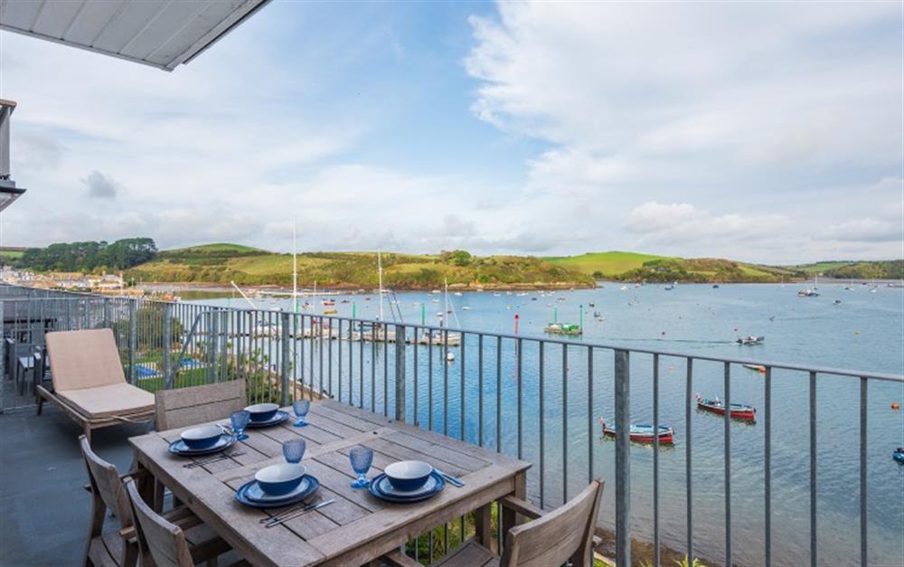 The setting at 38 The Salcombe in Salcombe