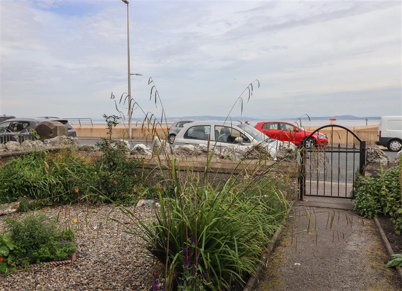 This is the garden at 382 on the Bay, Morecambe