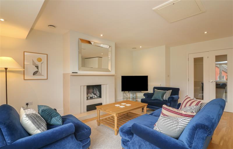 This is the living room at 39 Dart Marina, Dartmouth