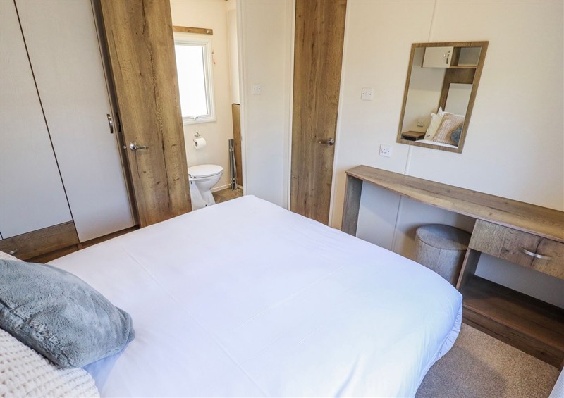 A bedroom in 39 Larch View with hot tub at 39 Larch View with hot tub, Tattershall