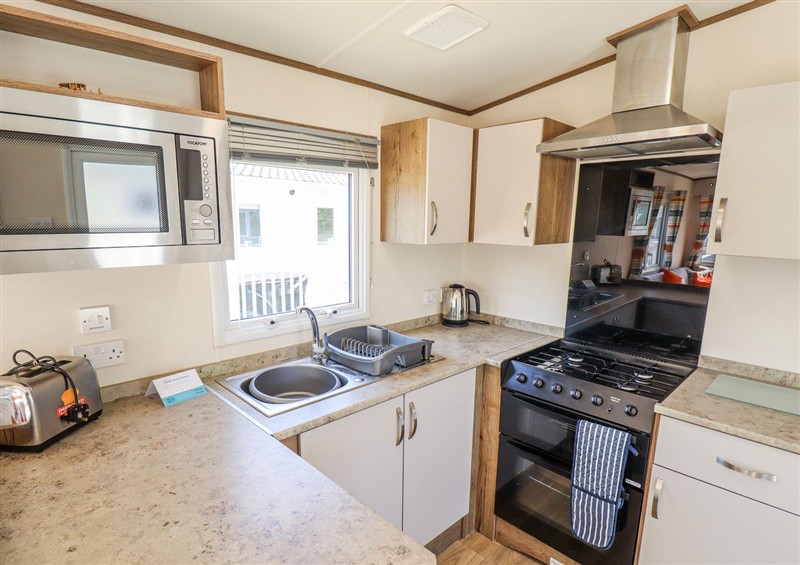 Kitchen at 39 Larch View with hot tub, Tattershall