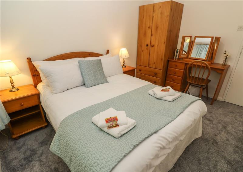 One of the 3 bedrooms at 39 Manorcombe Bungalows, Honicombe Holiday Village near Drakewalls