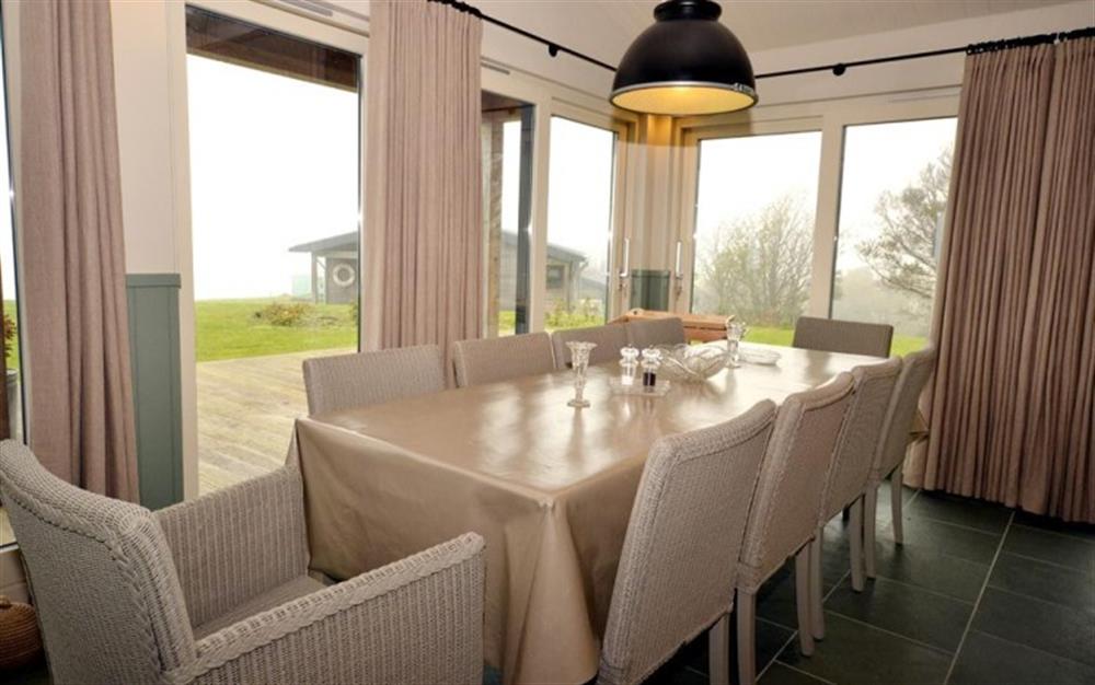 The dining area at 39 Talland in Talland Bay