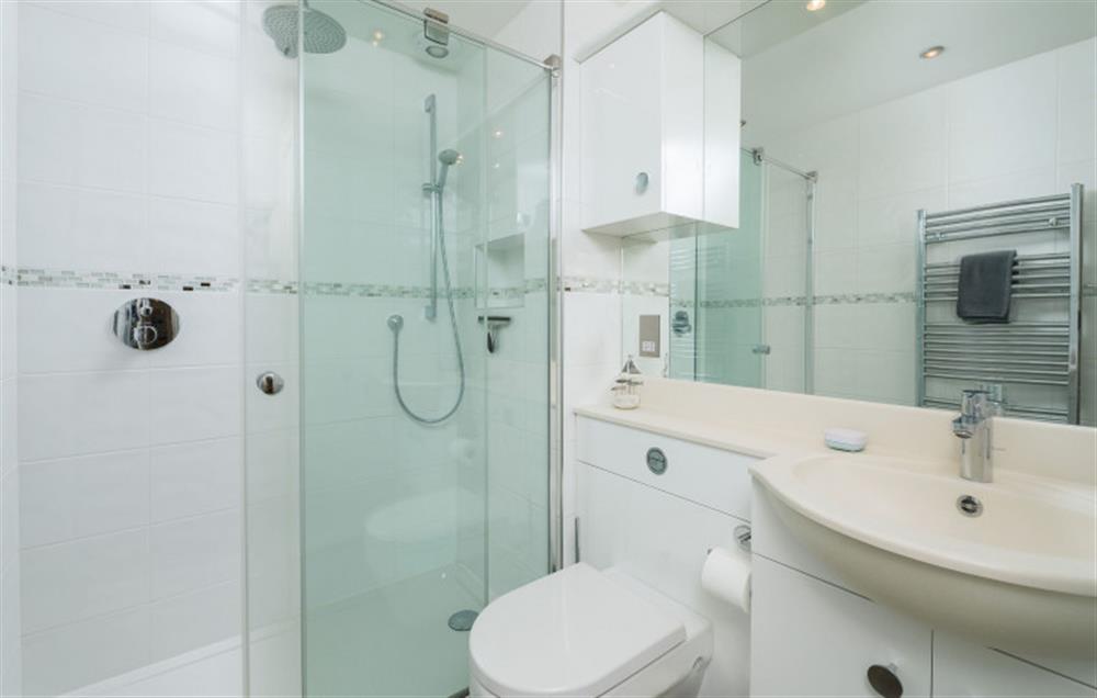 The family shower room at 3A Island Terrace in Salcombe