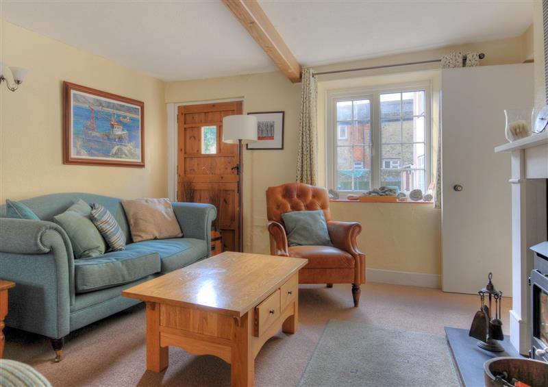This is the living room at 4/5 Georges Square, Lyme Regis