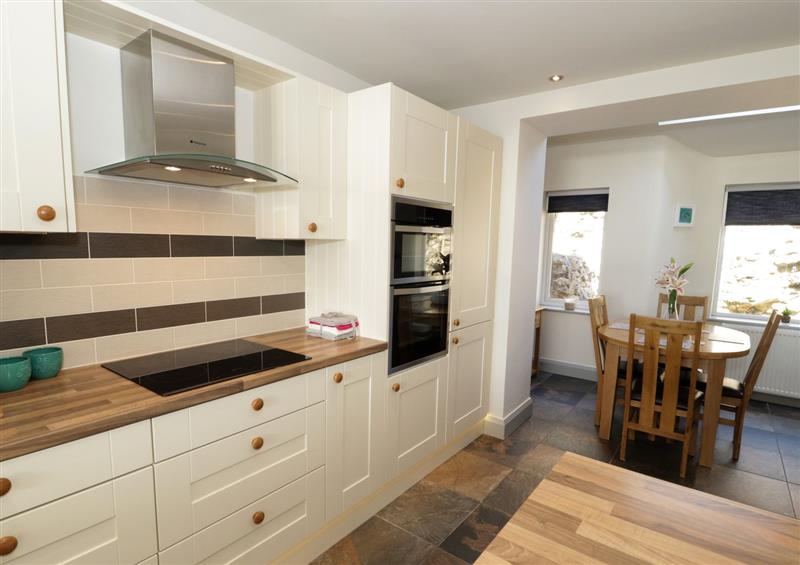 This is the kitchen at 4 Anglesey Road, Llandudno