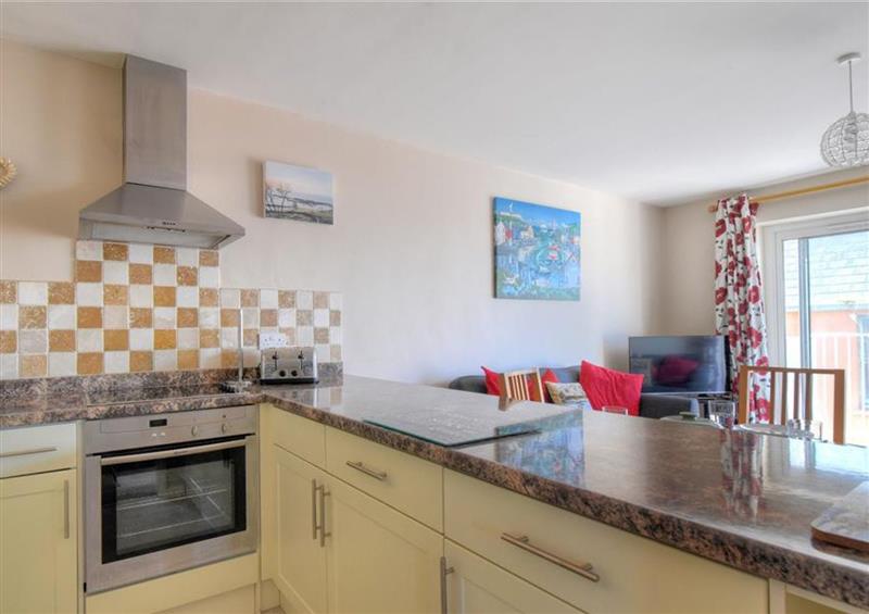 The kitchen at 4 Bay View Court, Lyme Regis