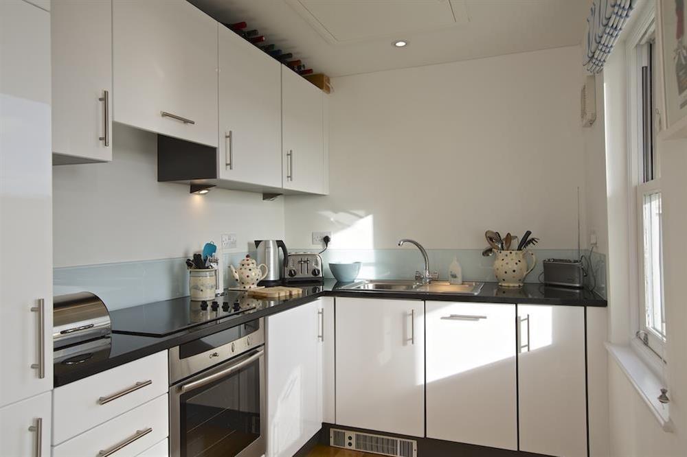 Modern, well equipped kitchen at 4 Blue View in , Salcombe