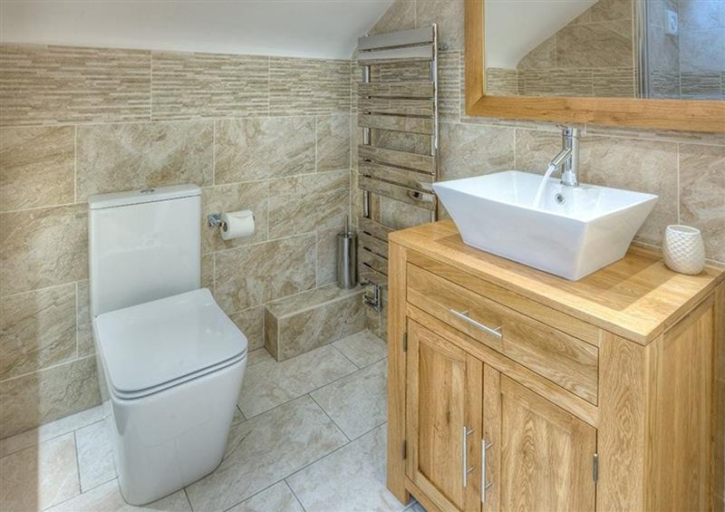 This is the bathroom at 4 Boat Yard, Abersoch
