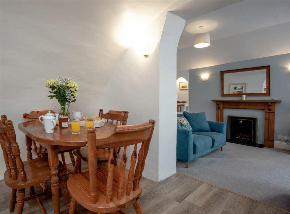 Dining Area at 4 Castle Cottage in Bow Creek, Nr Totnes, South Devon., Great Britain