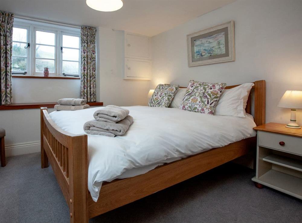 Double bedroom at 4 Castle Cottage in Bow Creek, Nr Totnes, South Devon., Great Britain