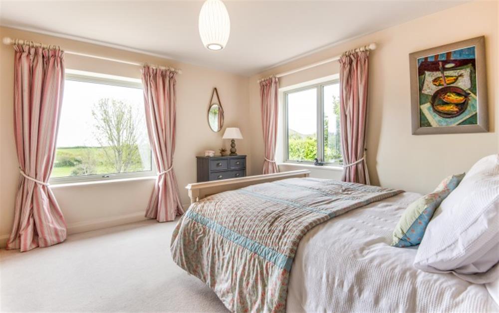 Bedroom 2 is beautifully appointed at 4 Chantry Hill in Slapton