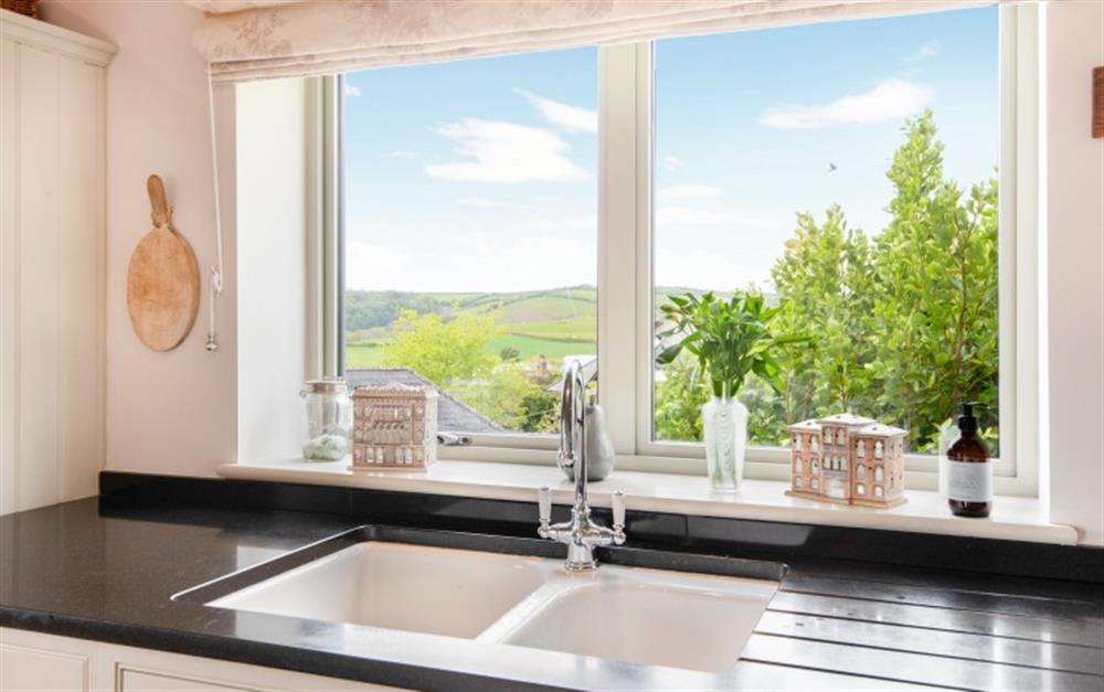 Even washing up is a pleasure in this property at 4 Chantry Hill in Slapton