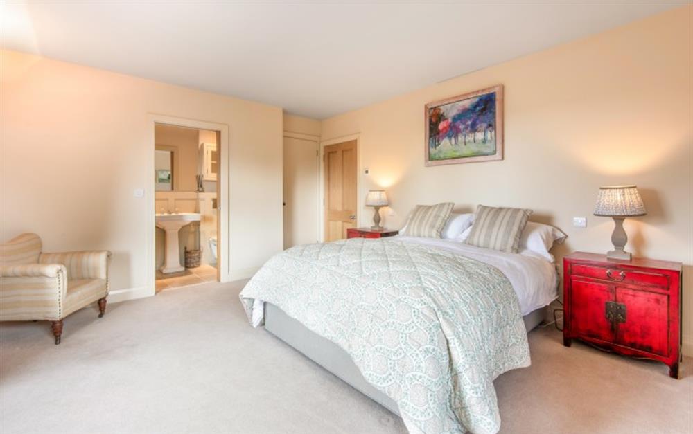 The master bedroom at 4 Chantry Hill in Slapton