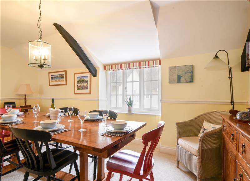 The dining area at 4 Charmouth House, Charmouth