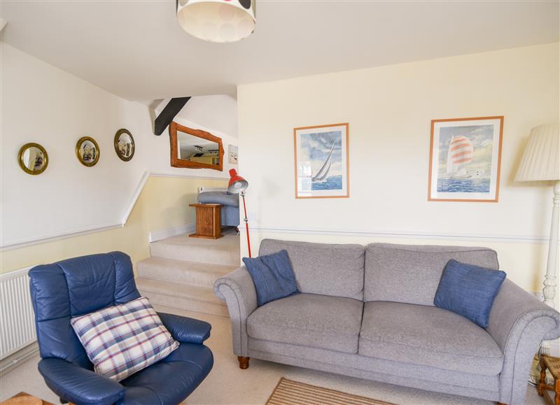 The living area at 4 Charmouth House, Charmouth