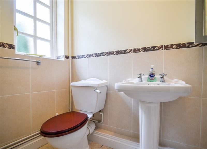 This is the bathroom at 4 Charmouth House, Charmouth