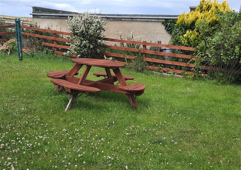 Enjoy the garden at 4 Cliff Cottages, Port Mulgrave near Staithes