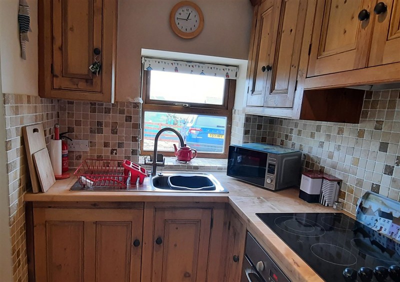 The kitchen at 4 Cliff Cottages, Port Mulgrave near Staithes
