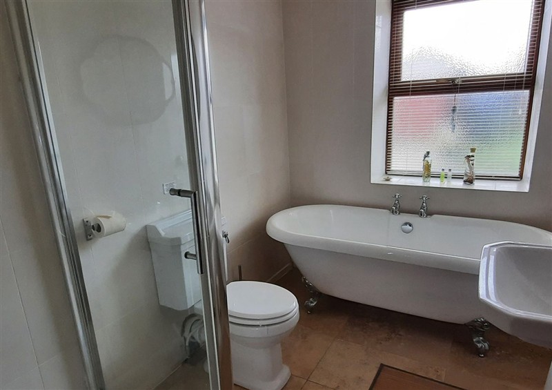 This is the bathroom at 4 Cliff Cottages, Port Mulgrave near Staithes