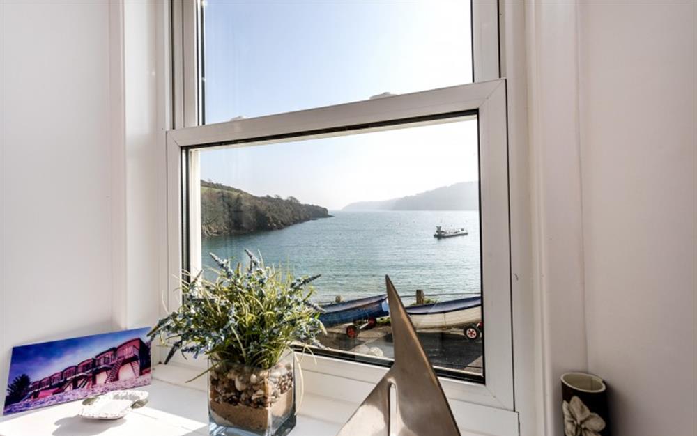 View of the river from the master bedroom. at 4 Coastguard Cottage in Helford Passage