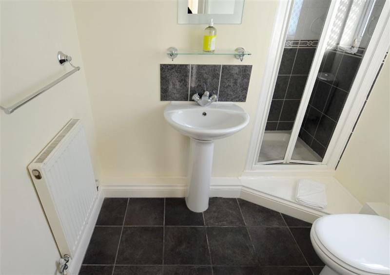 This is the bathroom at 4 Coram Court, Lyme Regis