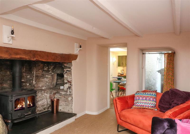 The living area at 4 Cumberland Cottages, Ringmore