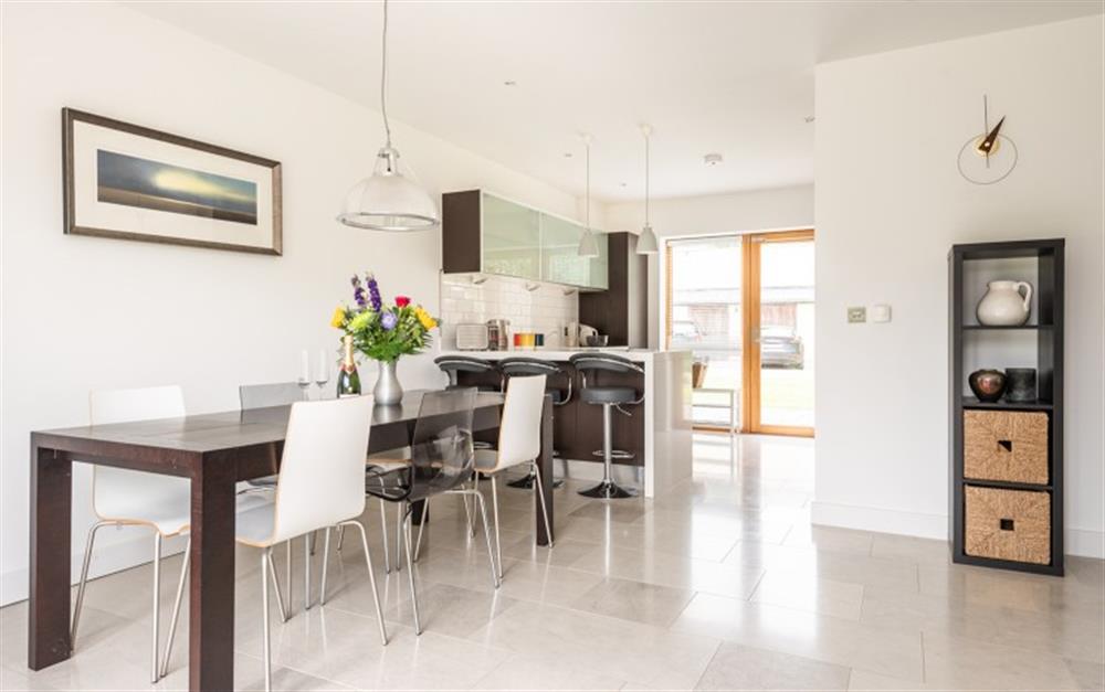 Bright and spacious open-plan dining area. at 4 De Challon in East Allington