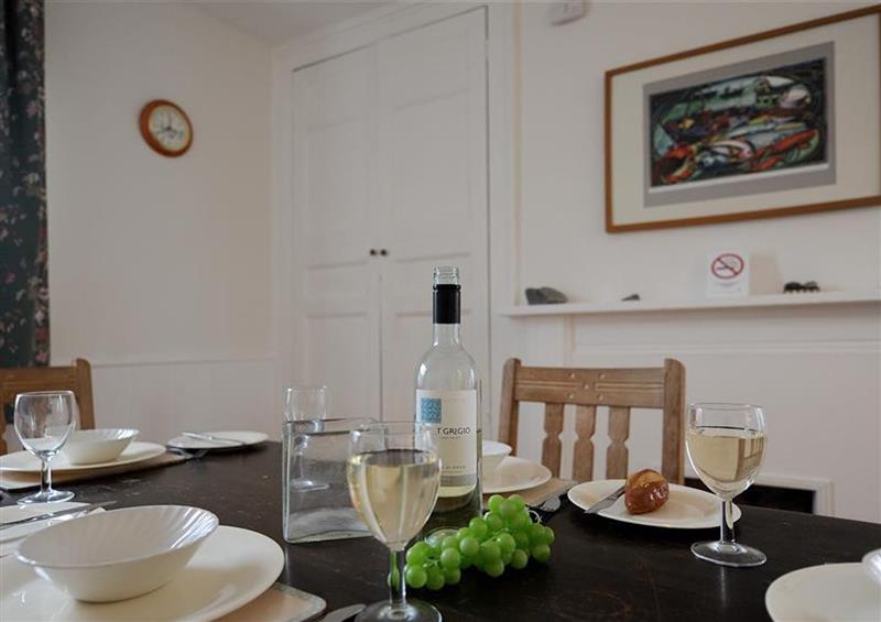 Dining room at 4 East Cliff, Lyme Regis
