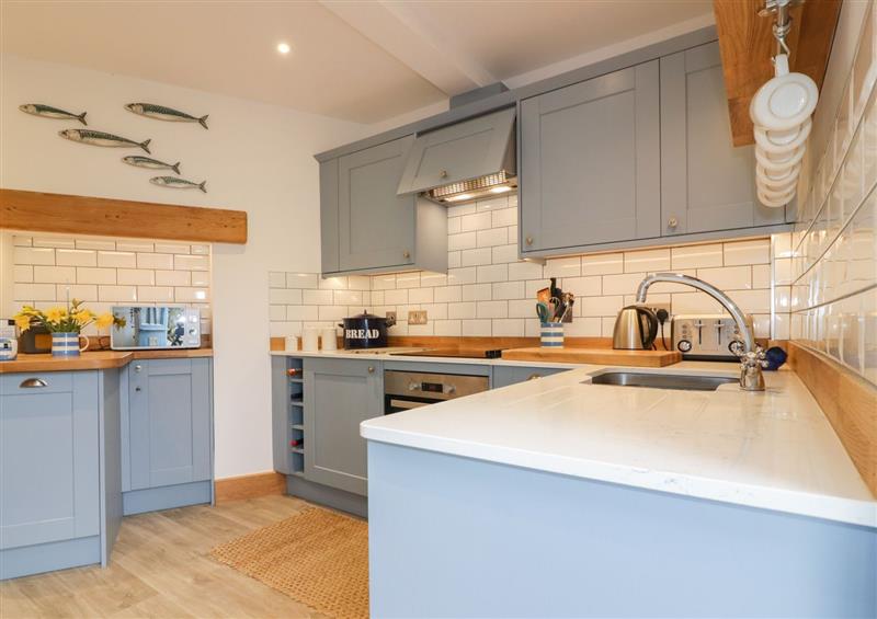 The kitchen at 4 Elm Terrace, Mevagissey