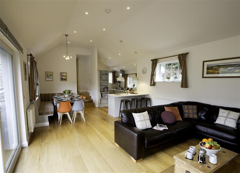 Relax in the living area at 4 Fir Garth, Chapel Stile