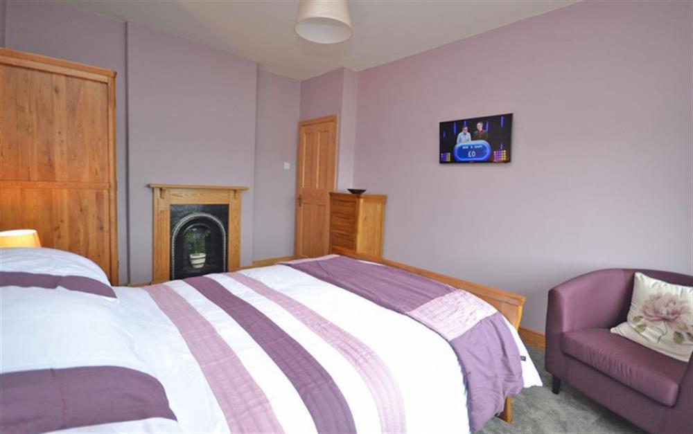 Another view of the double bedroom at 4 Florence Cottages in Torcross
