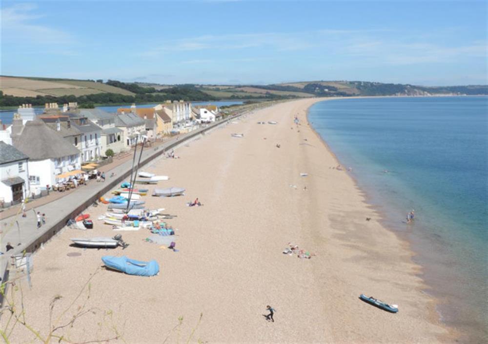 Torcross beach is a minute's walk from the cottage at 4 Florence Cottages in Torcross