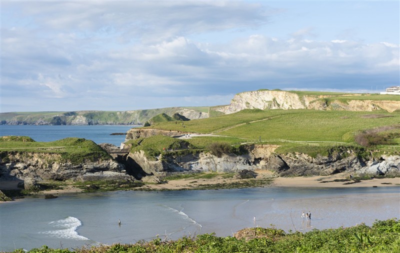 The setting of 4 Glendorgal Sands at 4 Glendorgal Sands, Cornwall
