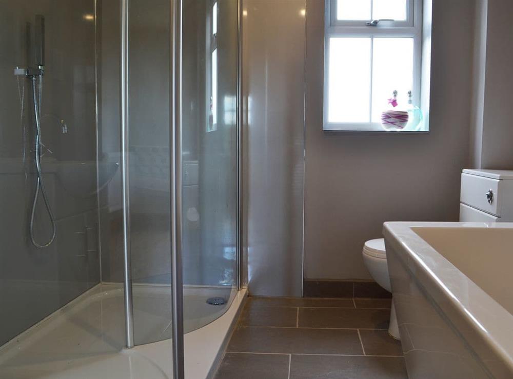 Bathroom at 4  Greenhaye Cottages in Arlingham, near Gloucester, Gloucestershire