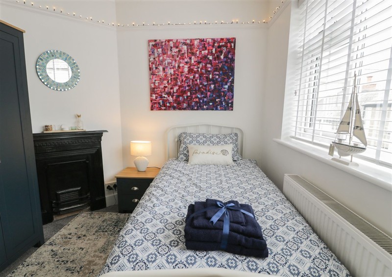 One of the bedrooms at 4 Haven Villas, Conwy