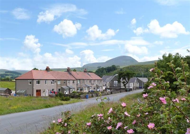 Enjoy the garden at 4 Helwith Bridge Cottages, Horton-in-Ribblesdale