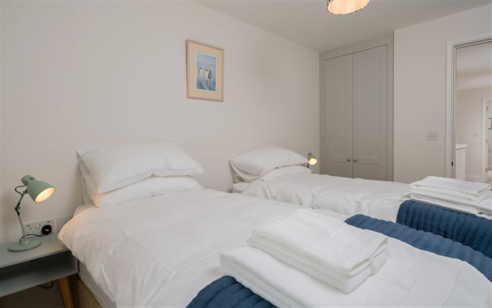 Another look at bedroom 3 at 4 Island Place in Salcombe